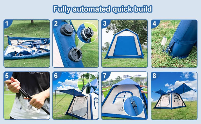 Waterproof Tent with Shelter | Free 6-8 Days Shipping!