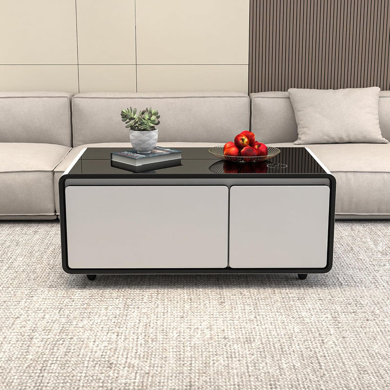 Smart Coffee Table with Fridge 135L