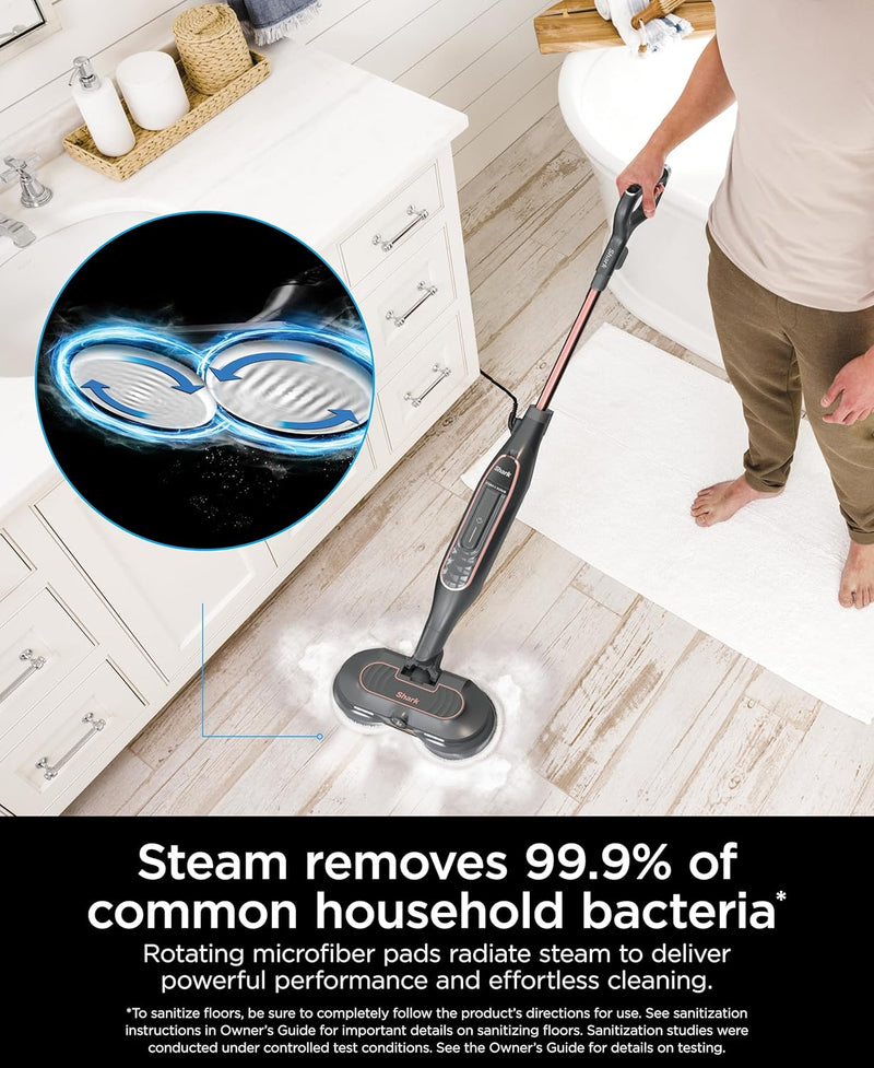 Steam & Scrub with Steam Blaster Technology