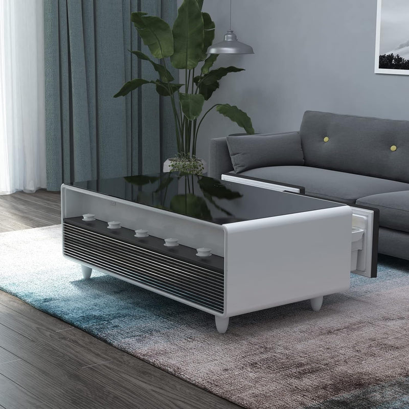 Smart Coffee Table with Fridge 135L