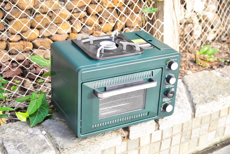 Outdoor Portable Mini Gas Oven with Top Stoves