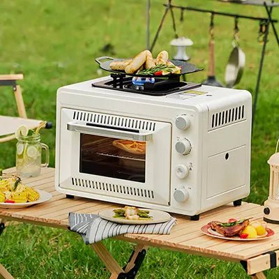 Outdoor Portable Mini Gas Oven with Top Stoves