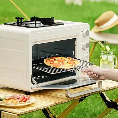 Outdoor Portable Mini Gas Oven with Top Stoves