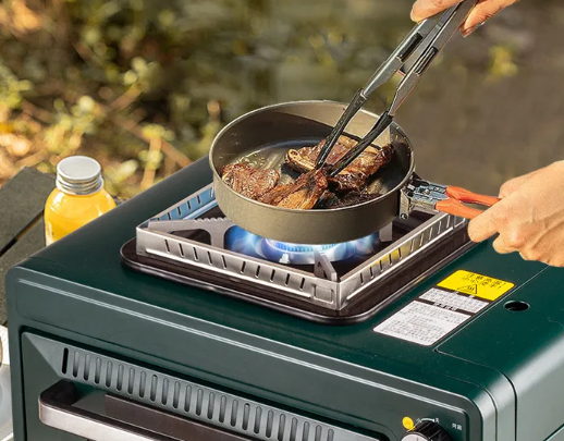 Outdoor Portable Mini Gas Oven with Top Stoves