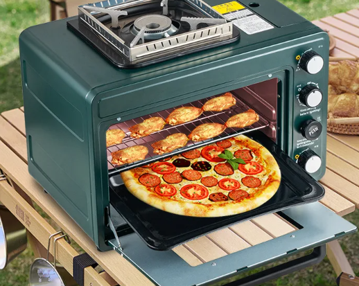 Outdoor Portable Mini Gas Oven with Top Stoves