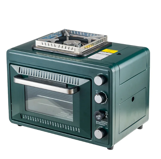 Outdoor Portable Mini Gas Oven with Top Stoves