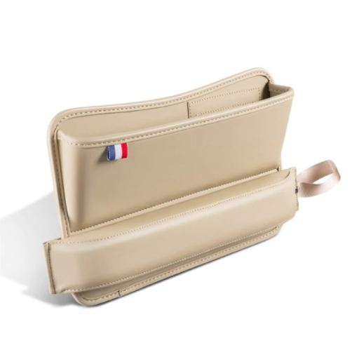 Leather Car Seat Slot Storage Box