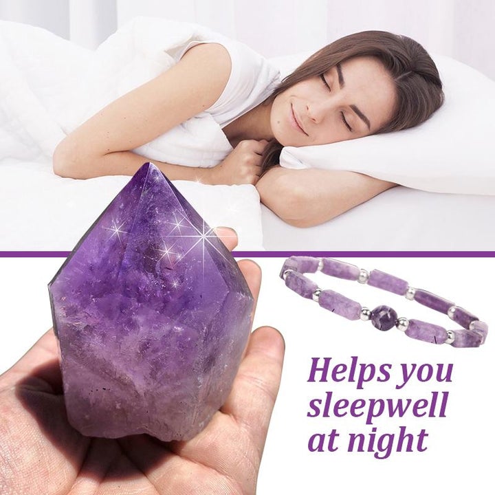 STYLISH PURE AMETHYST SLIMMINGBRACELET