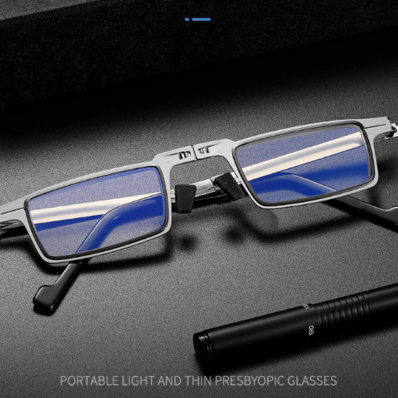 Ultra Light Titanium Material Screwless Foldable Reading Glasses