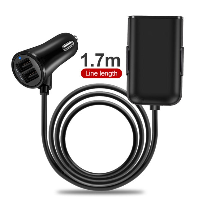 4 in 1 Car Rear Seat Charger