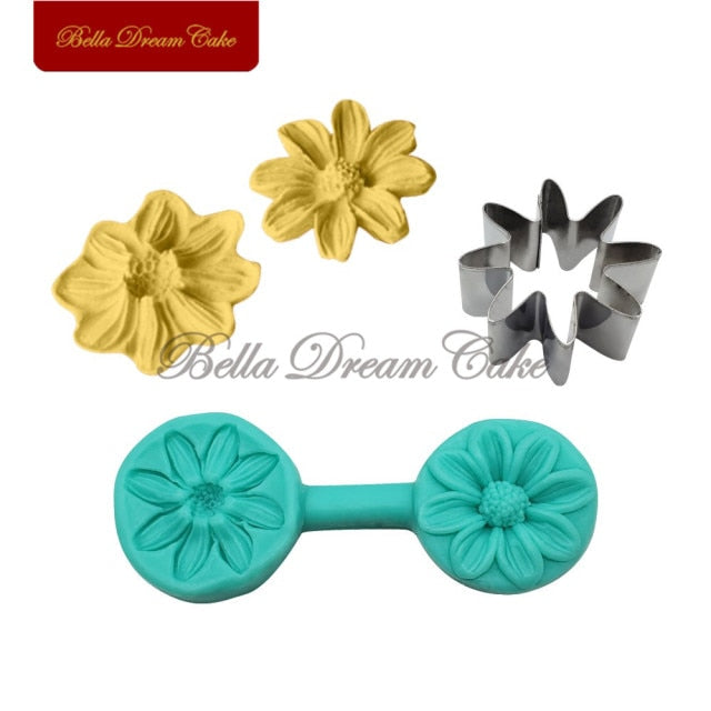 3D Flower Blossom Sugar Art Mold