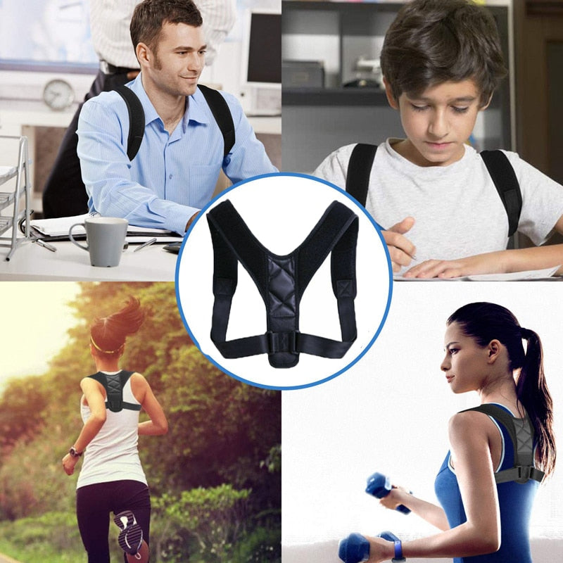 Posture Adjustable Corrector Therapy Back Brace for （unisex）