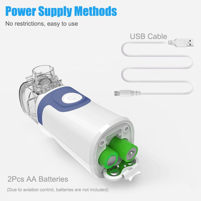 ULTRA-SONIC UPGRADED BREATHE-RIGHT NEBULIZER: SELF-CLEANING & MORE EFFICIENT!