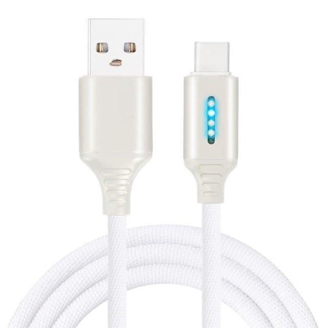 Auto Cut-off Fast Charging Nylon Cable