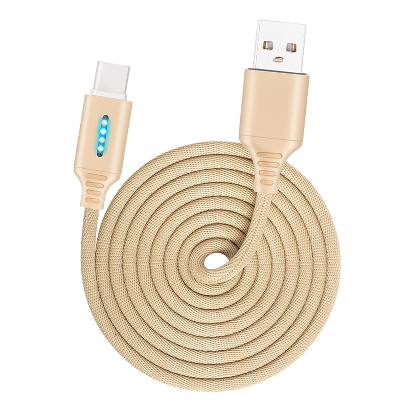 Auto Cut-off Fast Charging Nylon Cable