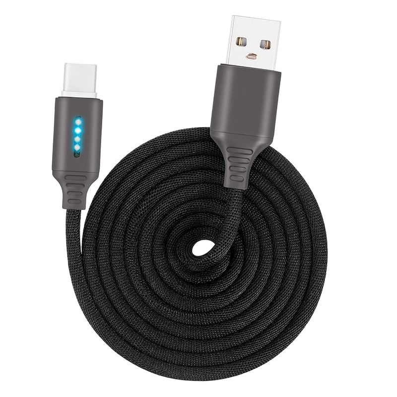 Auto Cut-off Fast Charging Nylon Cable