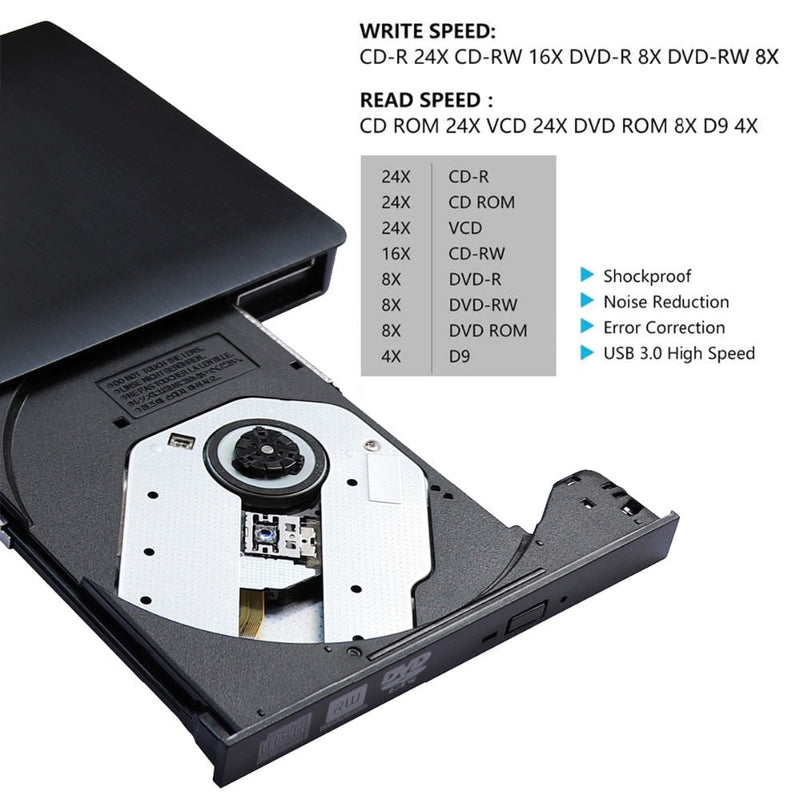 EXTERNAL CD DRIVE USB 3.0