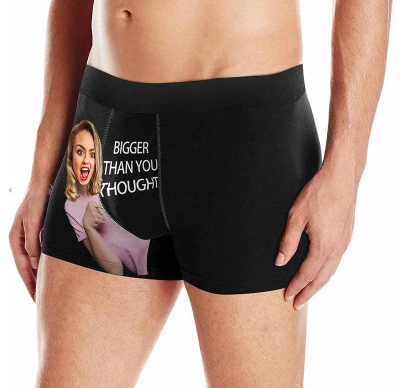 Custom Girlfriend Hugs Boxer Shorts Christmas Gifts