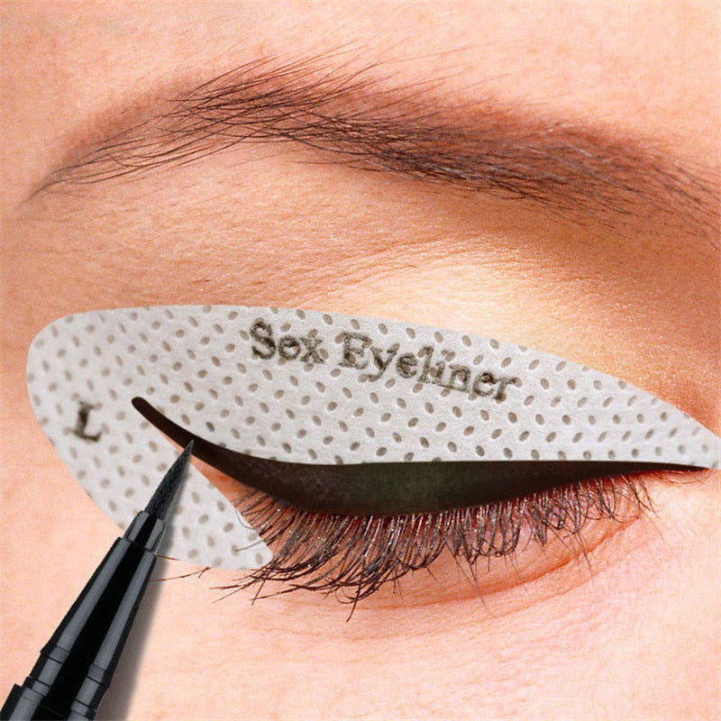 Quick Eyeliner Eyeshadow Stencils