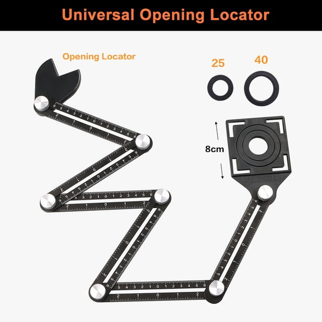 Universal Six-Sided Angle Measuring Locator