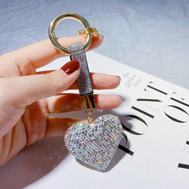 Bling-Bling Rhinestone Love-keychain