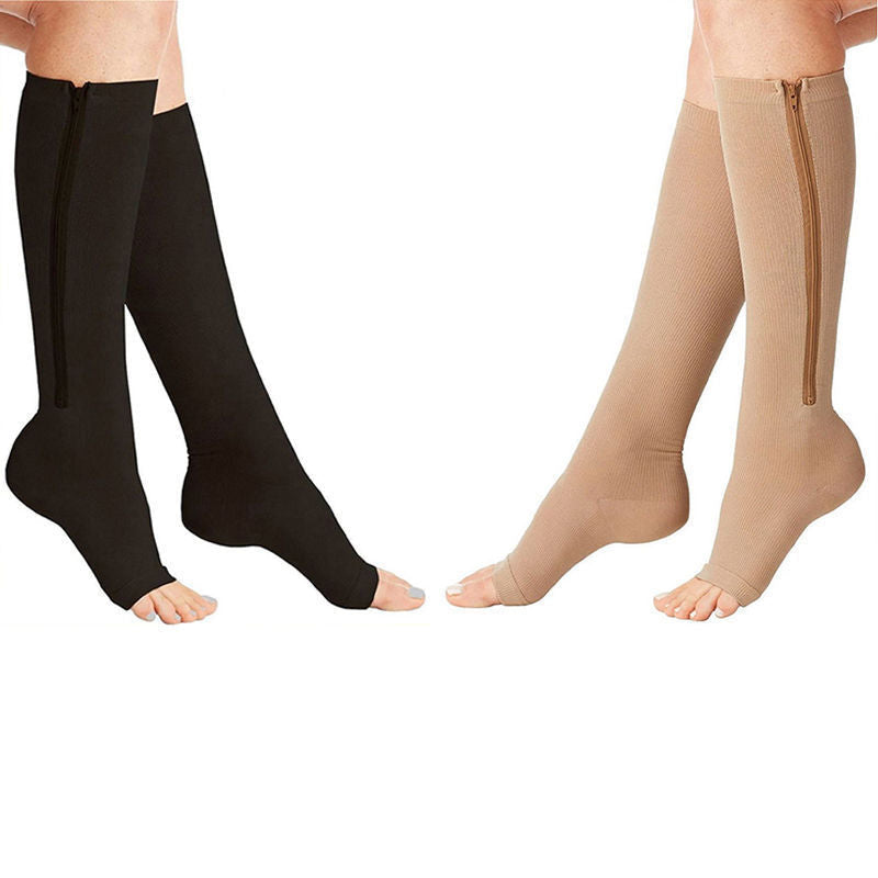 Zip Compression Socks