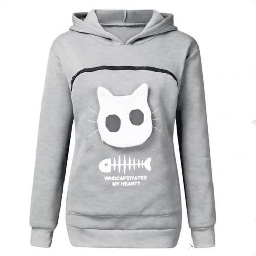 Cat Lovers Hoodie Cuddle Pouch