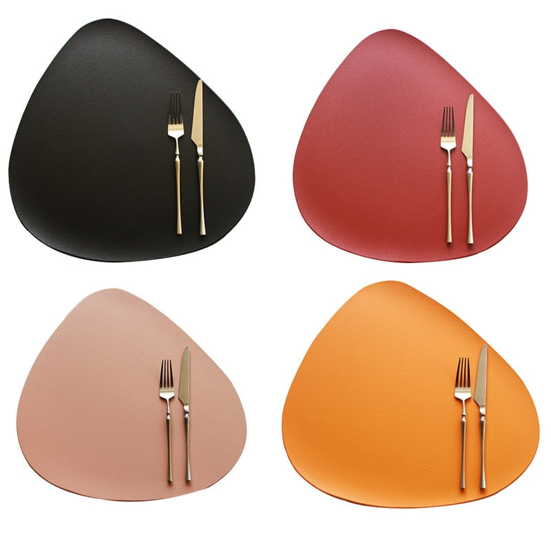 Double-Sided Elegant Leather Placemats