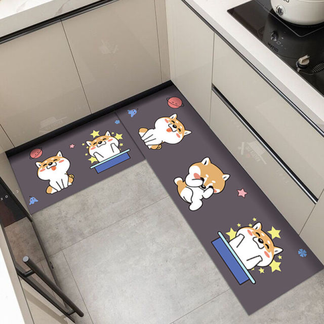 Kitchen Printed Non-Slip Carpet