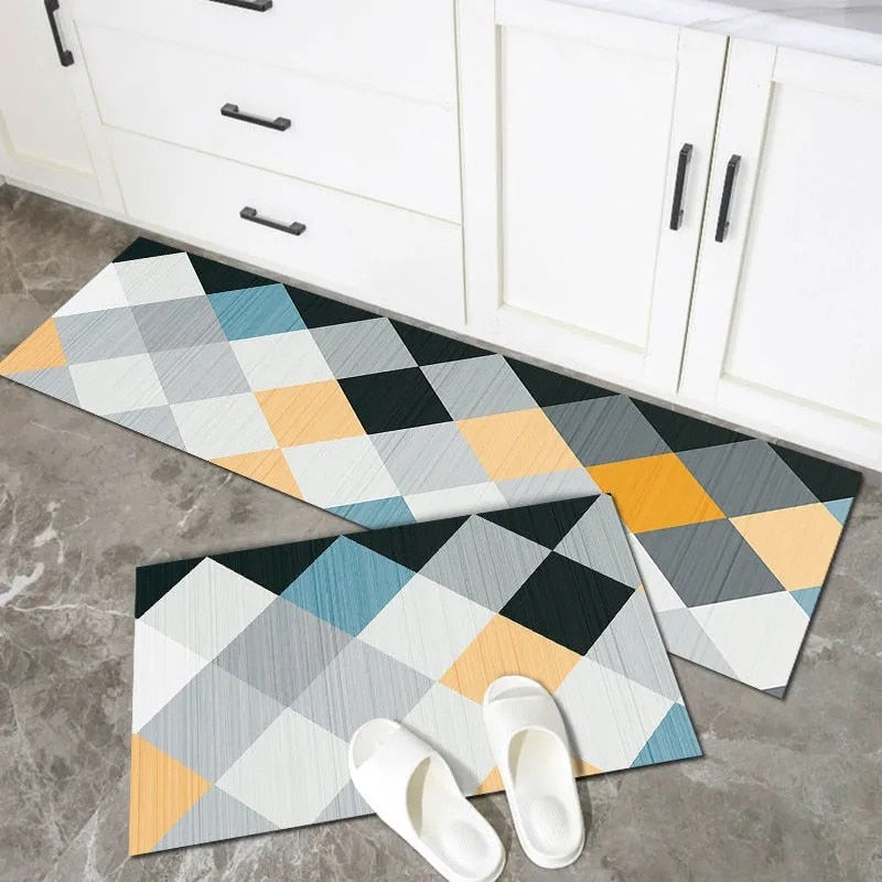 Kitchen Printed Non-Slip Carpet