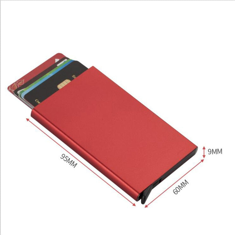 Felix Ultra Slim RFID Blocking Wallet Aluminum Card Pop Up Holder