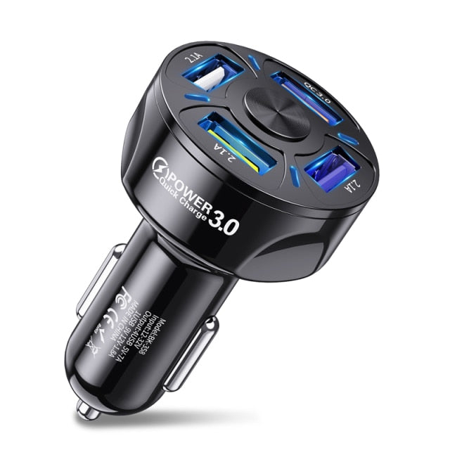 4-in-1 Fast Charging Port For Car