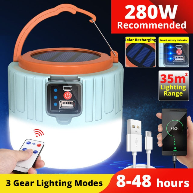 CAMPING SOLAR LED LIGHT