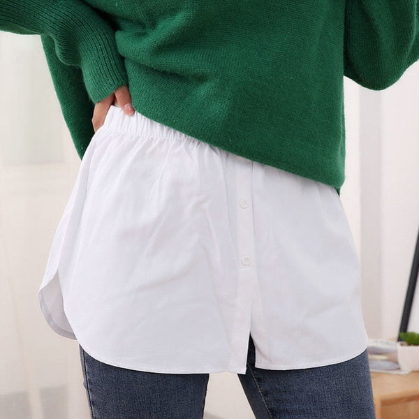 HIGH WAIST SKIRT - SHIRT EXTENDER