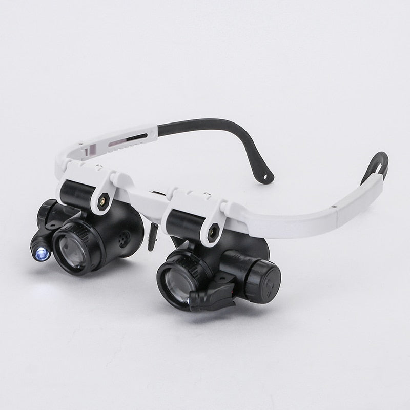 LED Glasses Magnifier 8x 15x 23x