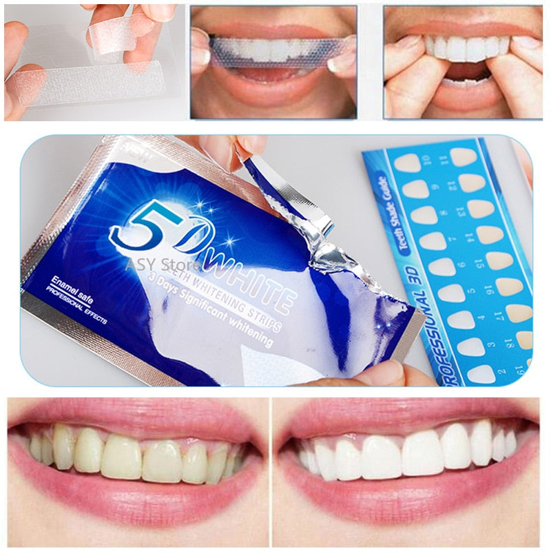 5D Teeth Whitening Strips (Original Product)