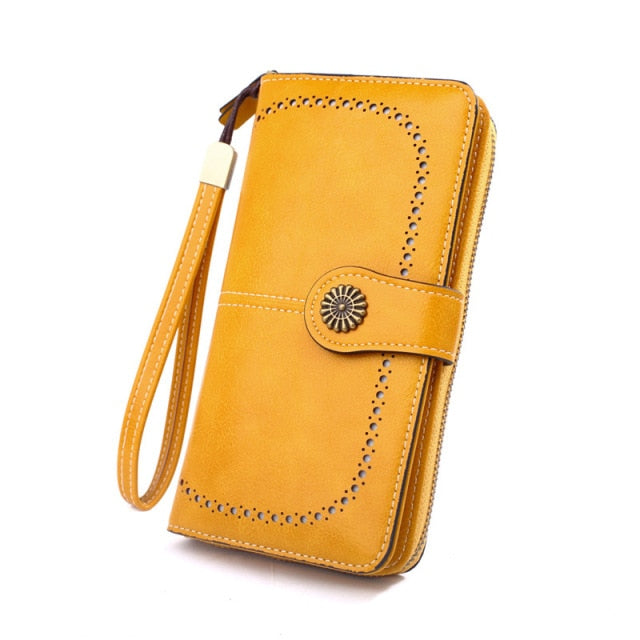 RFID Leather Wallets for Women