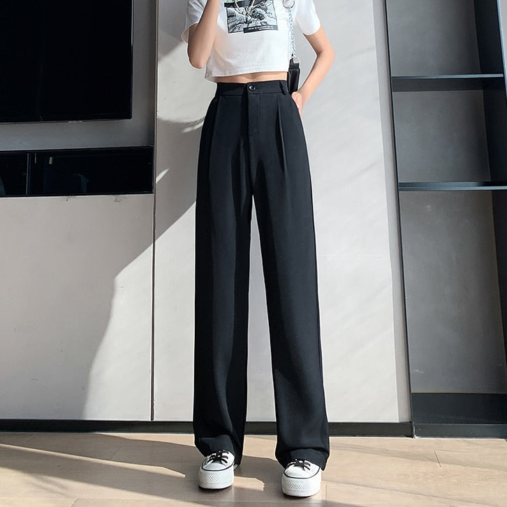 Woman's Casual Full-Length Loose Pants