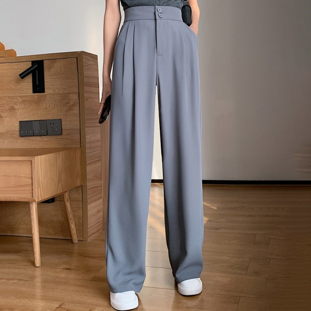 Woman's Casual Full-Length Loose Pants