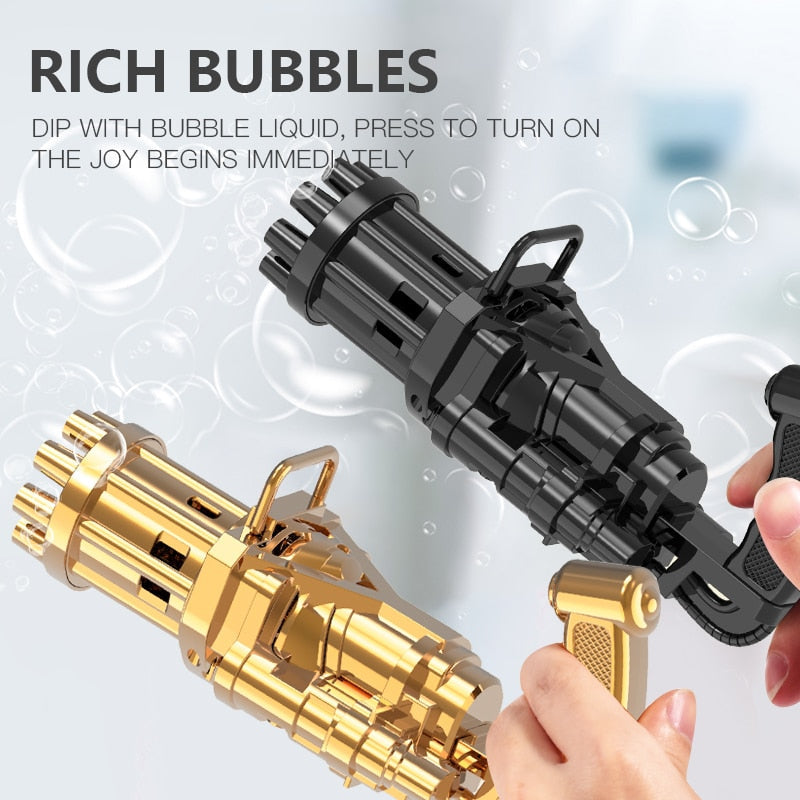 Gatling Bubble Machine