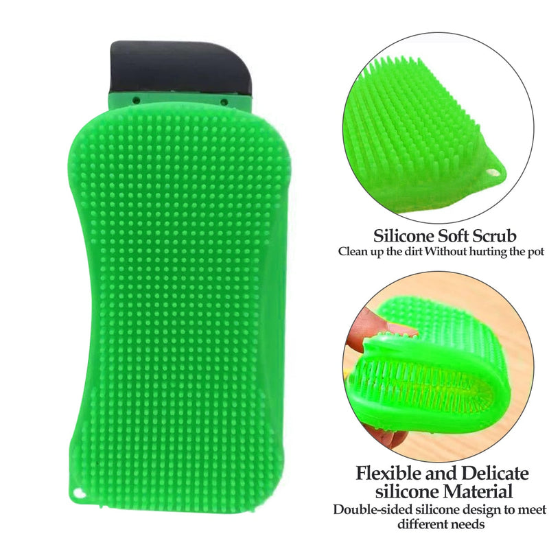 3-in-1 Premium Silicone Kitchen Sponge