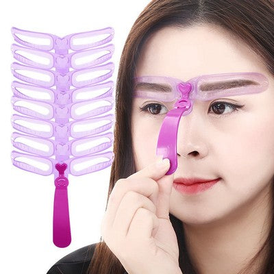 8 Shapes Eyebrow Stencil