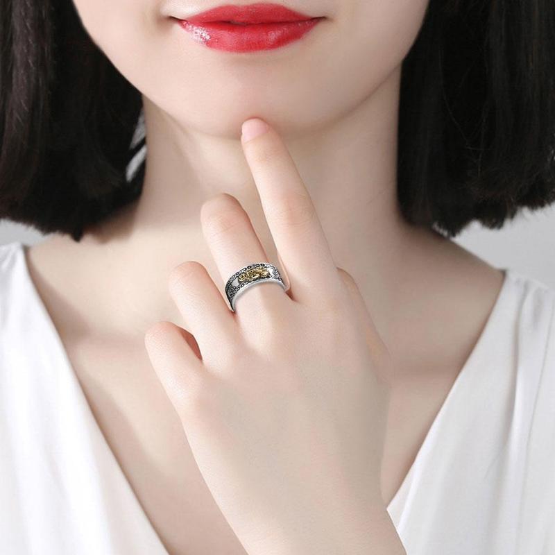 Feng Shui Pixiu Mantra Ring