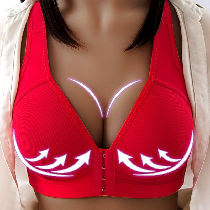 PlusSize Front Closure PushUp Bra