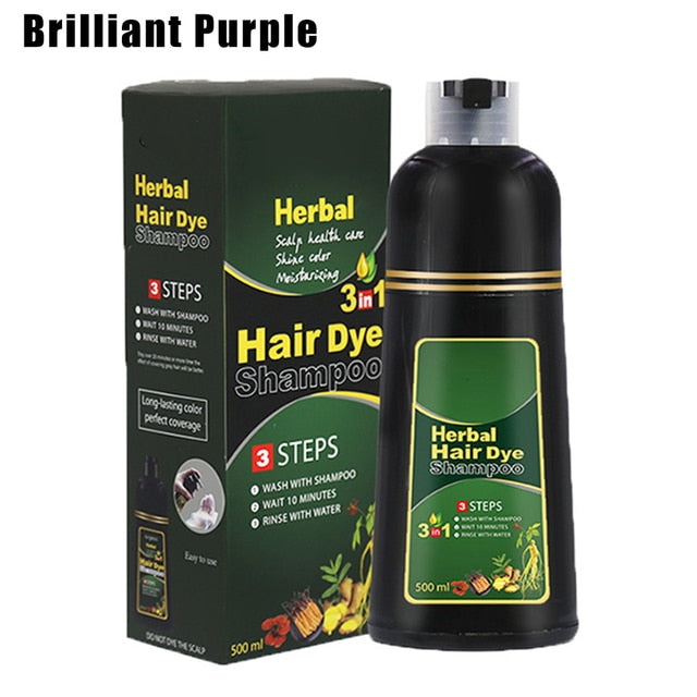 10 Mins Herbal Hair Darkening Shampoo