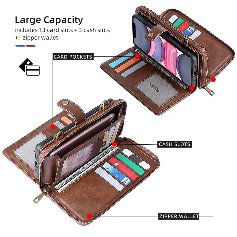 Messenger Bag Style iPhone Multifunctional Protective Case