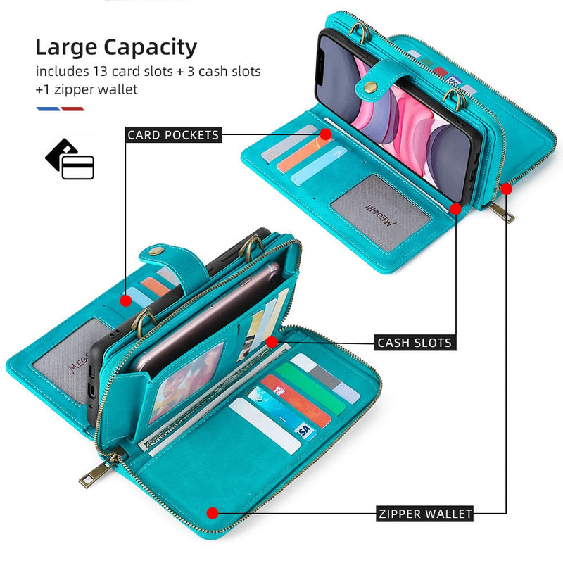 Messenger Bag Style iPhone Multifunctional Protective Case