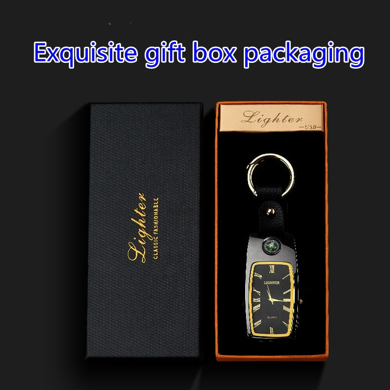 Watch Lighter Gadget With Torch, Compass & Keychain