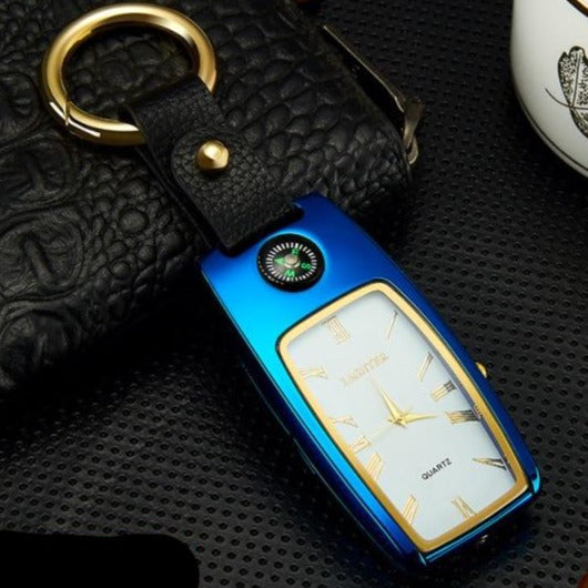 Watch Lighter Gadget With Torch, Compass & Keychain