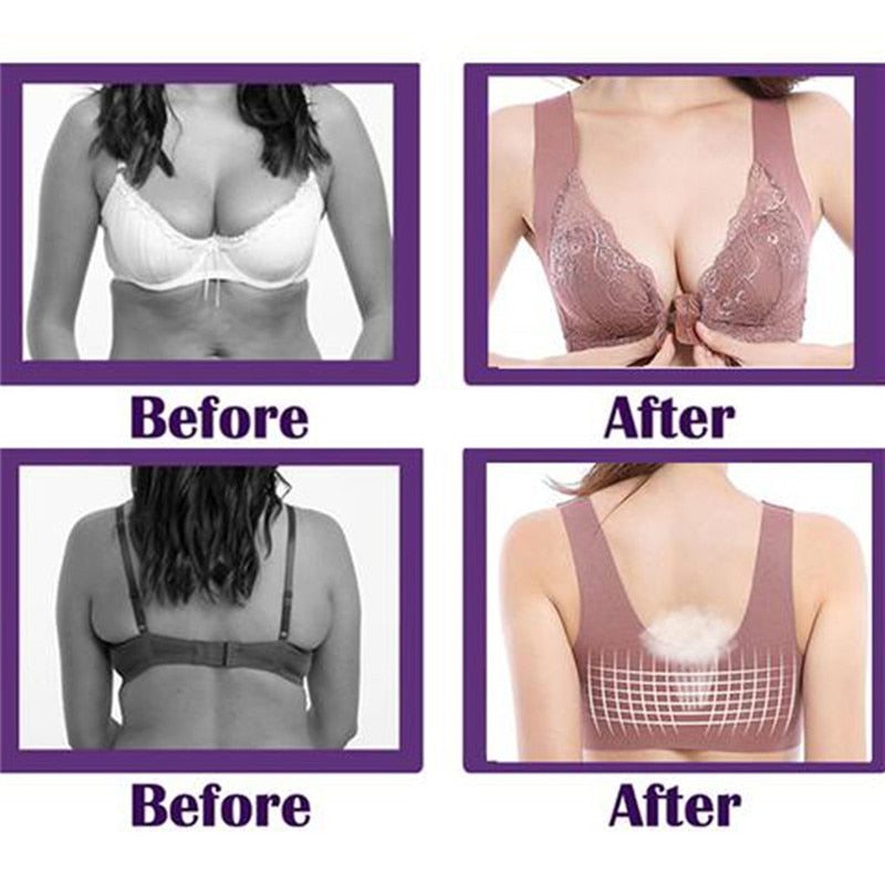 Front Closure 5D Shaping Push Up Bra